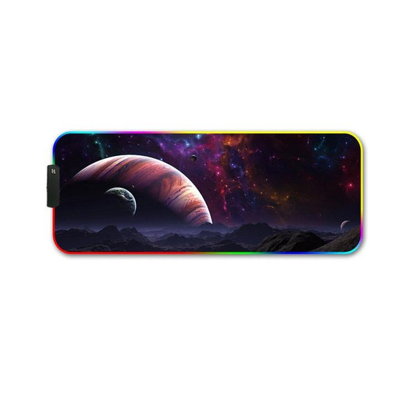 Rgb Non Slip Mouse Pad With Thermal Transfer Vast Starry Sky Mouse Pads & Wrist Rests