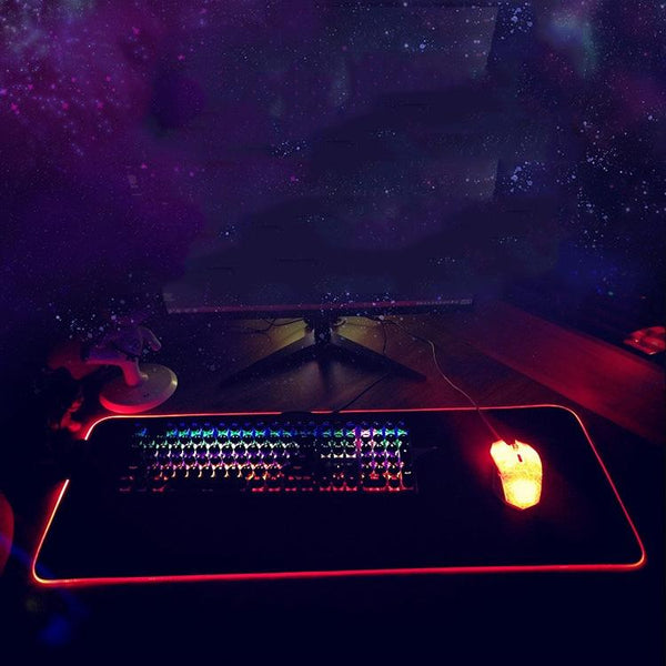 Rgb Non Slip Mouse Pad With Thermal Transfer Vast Starry Sky Mouse Pads & Wrist Rests