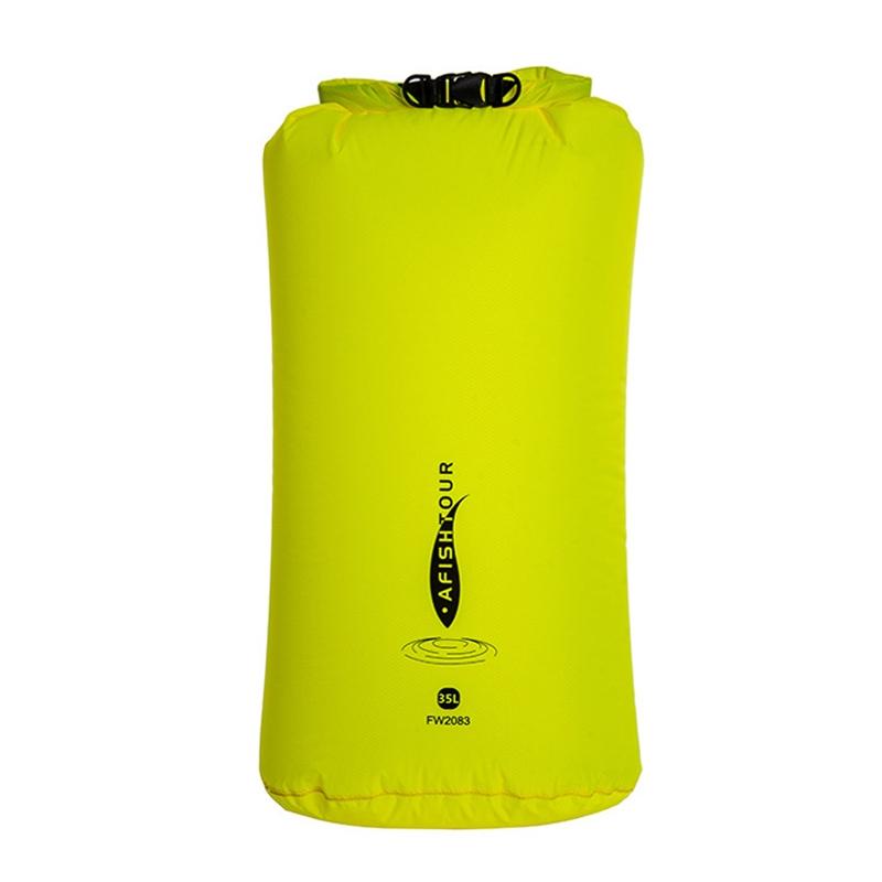 Multi Function Outdoor Storage Bag Waterproof Lightweight 35L Capacity Yellow Storage Bags