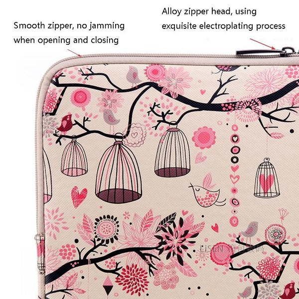 14 Notebook Tablet Liner Bag Black Pink Laptop Cases & Bags