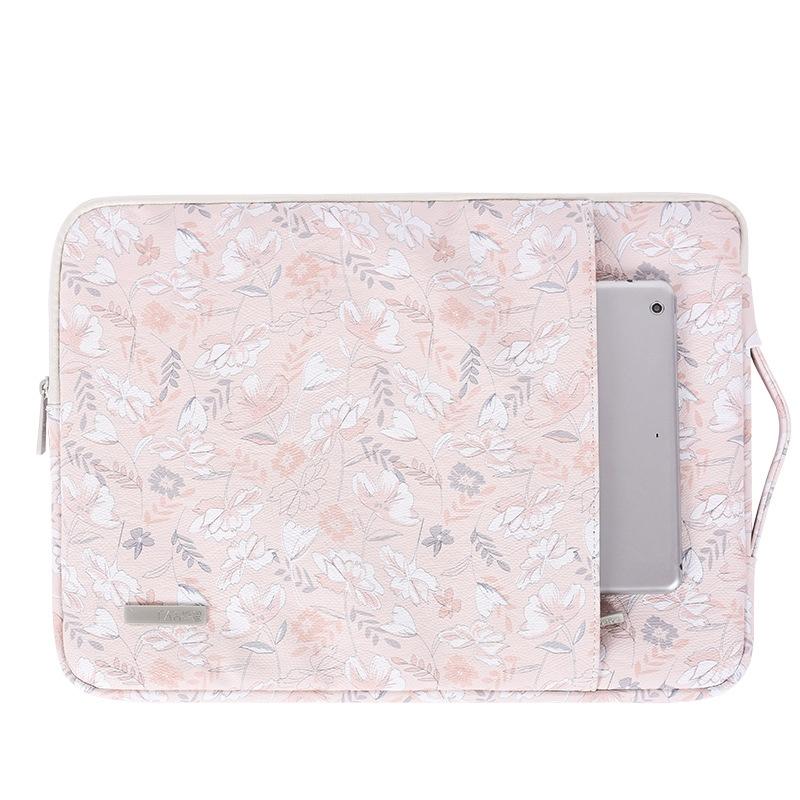 15 Inch Light Pink Laptop Sleeve With Telescoping Handle Laptop Cases & Bags