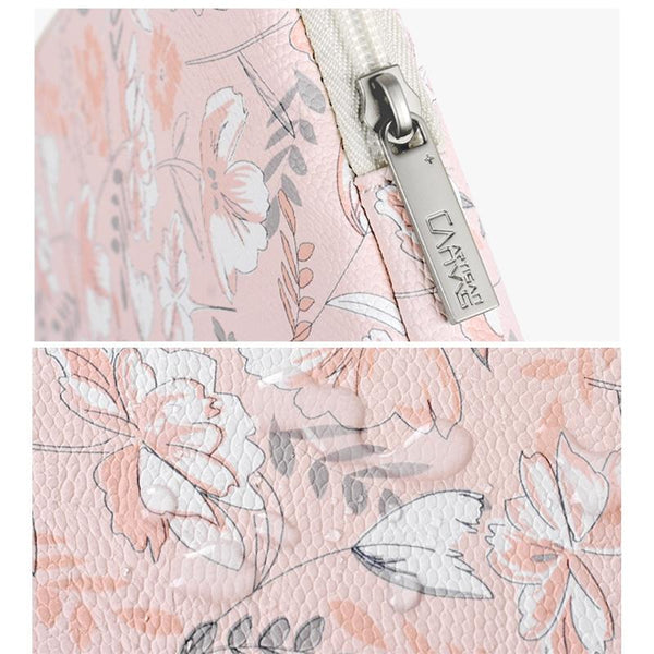 Waterproof 15 Laptop Liner Bag In Light Pink Pu Leather Laptop Cases & Bags