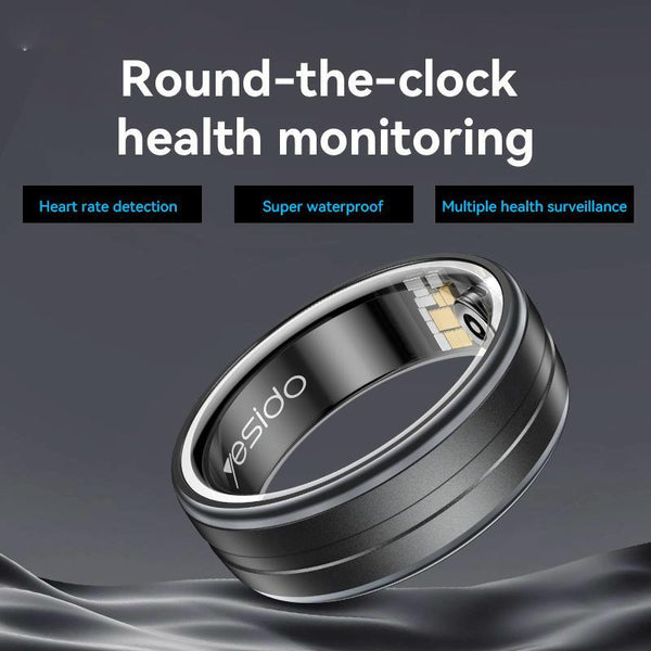 Smart Health Ring Temp Heart Rate Bp Reminder 68Mm Smart Watches