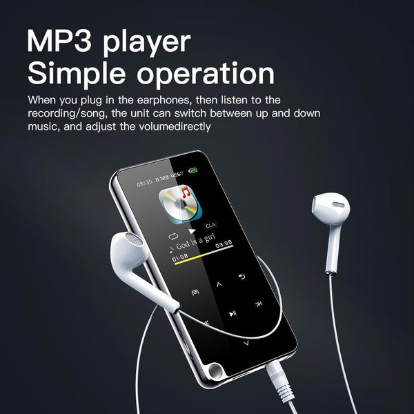 Bluetooth Mp3 Player 64Gb Capacity Black Ipods & Mp3 Players