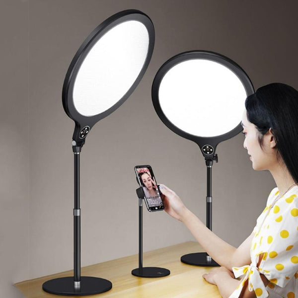 Large Desktop Beauty Fill Light Bracket For Live Broadcast And Photography 14.2 Inch 36 Centimetre Black Other Lighting & Studio