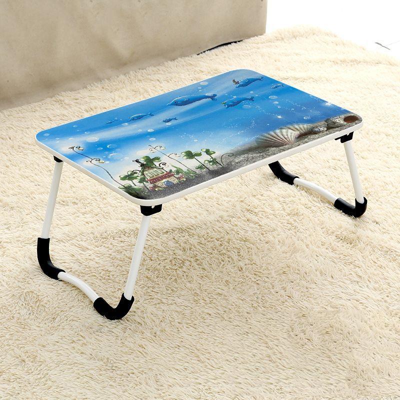 Folding Laptop Desk Non Slip W Shaped Legs Square Pattern Cloud Design Hcb5115a Laptop Desks