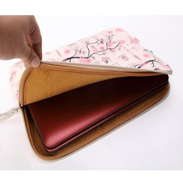15 Inch Liner Bag For Notebook Tablets Pink Laptop Cases & Bags