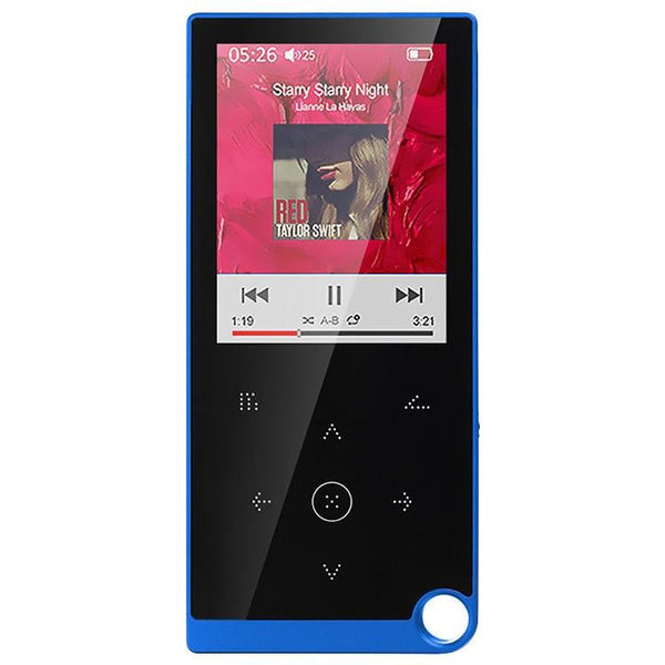 2.4 Inch Touch Mp4 / Mp3 Player 16Gb Memory Bluetooth E Book Alarm Timer Red Ipods & Mp3 Players