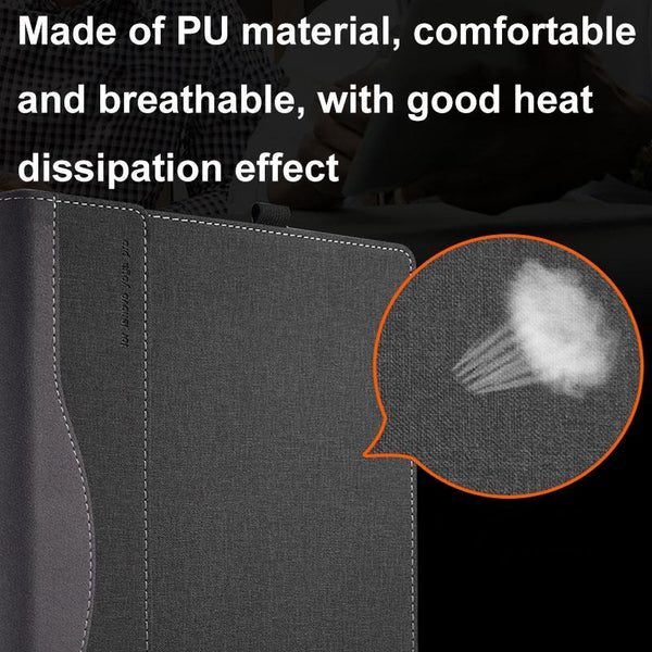 Protective Leather Laptop Case 16 Inch Anti Fall Black For Samsung Galaxy Book 4 360 Laptop Cases & Bags