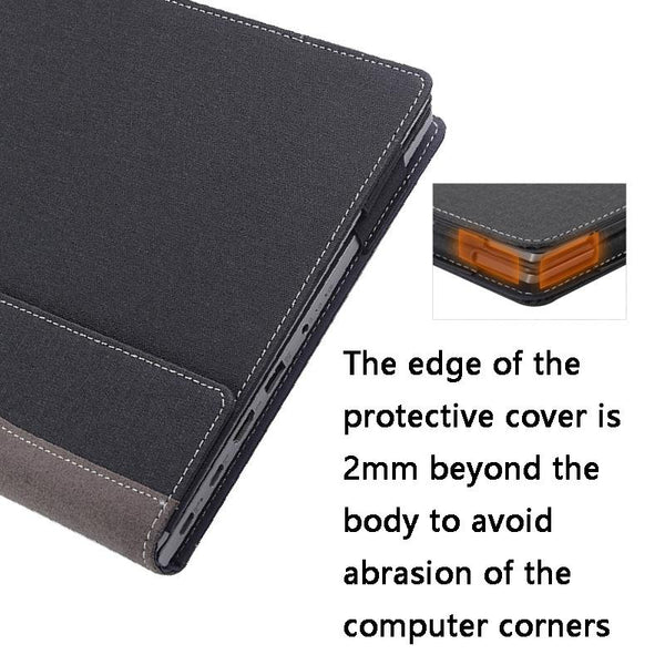 Protective Leather Laptop Case Anti Fall Dark Blue For Lenovo V15 G3 Aba / Iap Laptop Cases & Bags
