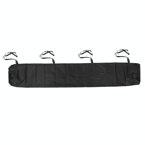 Waterproof Retractable Canopy Cover For Outdoor Patio 4.5M Size Black Outdoor Furniture Covers