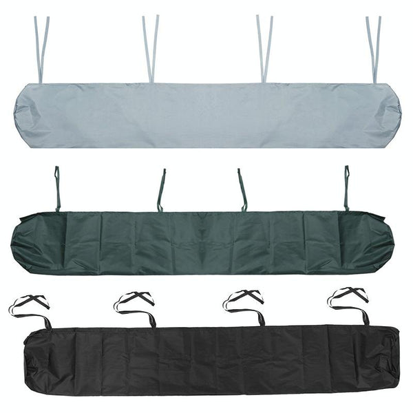 Waterproof Retractable Canopy Cover For Outdoor Patio 4.5M Size Black Outdoor Furniture Covers