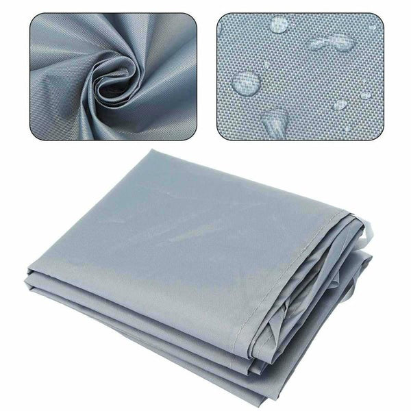 Waterproof Retractable Canopy Cover For Outdoor Patio 4.5M Size Black Outdoor Furniture Covers