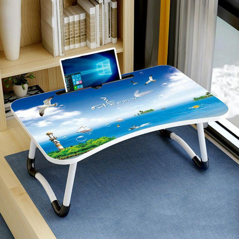 Folding Laptop Desk With Non Slip Shaped Legs And Compact Hcb5116a Laptop Desks