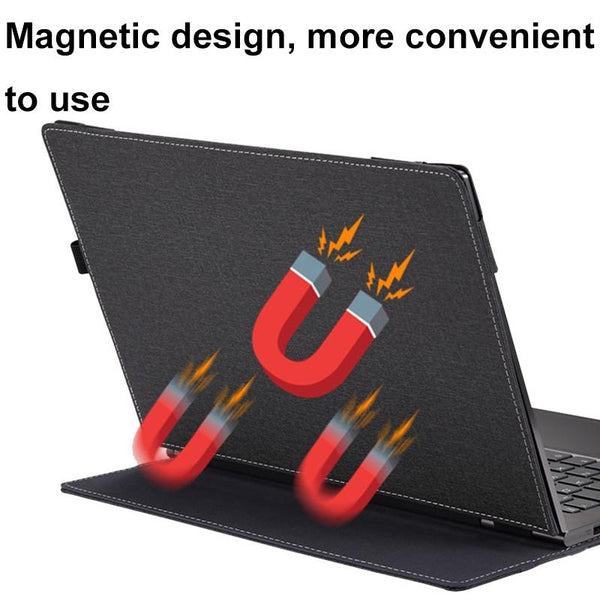 Protective Leather Laptop Case With Stand 15.6 Inch Black For Samsung Galaxy Book 4 360 Laptop Cases & Bags