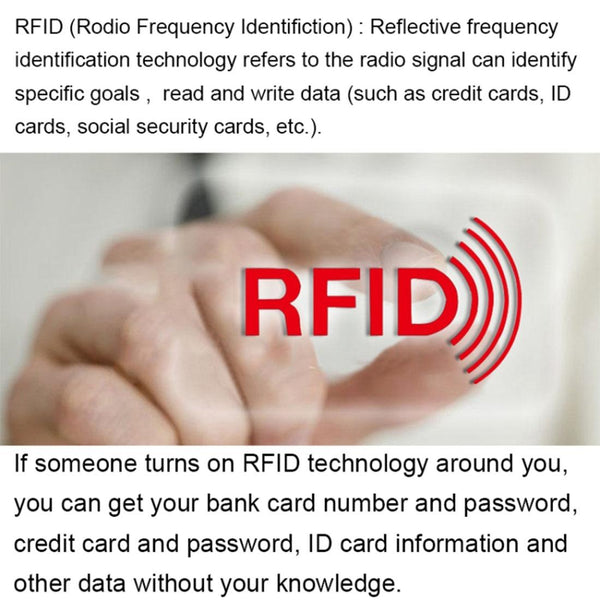 Aluminum Foil Rfid Blocking Card Holder Business Card Holders
