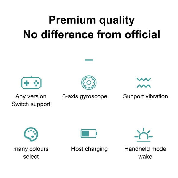 Switch Joy Con Tooth Gamepad Compact And Colourful Nt9687a Controllers & Attachments