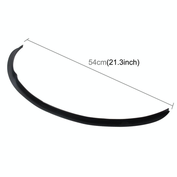 2 Pcs 45Cm Car Stickers Rubber Large Round Arc Strips Universal Fender Flares Wheel Eyebrow Decal Covers Black Striped 75 X 2Cm Decals & Stickers