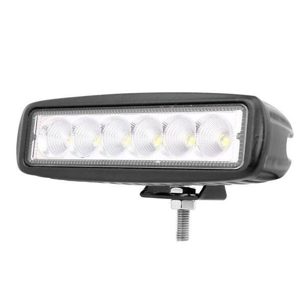 18W Epistar 6 Led Car Work Lamp Bar Light Waterproof Ip67 Dc 10 30V Lamps