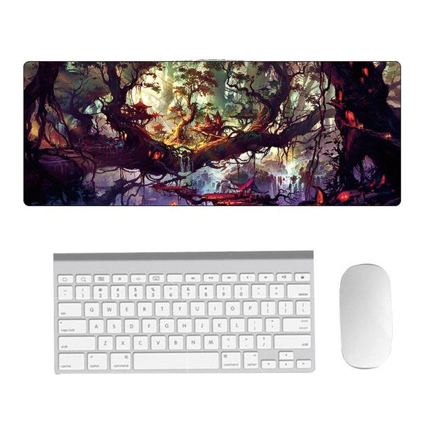 Fantasy Pattern Mouse Pad 400 X 900 4Mm Hand Painted 1 Dream Mouse Pads & Wrist Rests