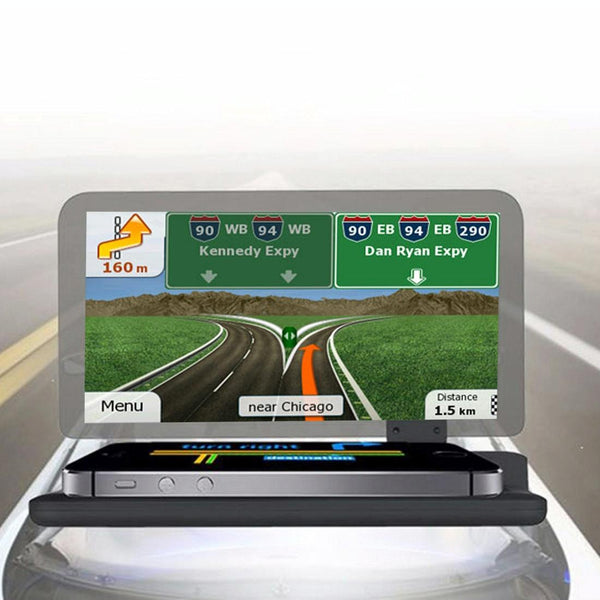 Car Gps Hud Holder For Smartphones Black Vehicle Camera Holders