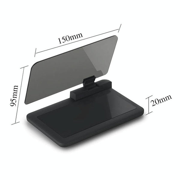 Car Gps Hud Holder For Smartphones Black Vehicle Camera Holders