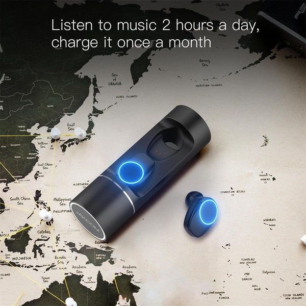 Waterproof Bluetooth Headset With Multi Function Earbuds