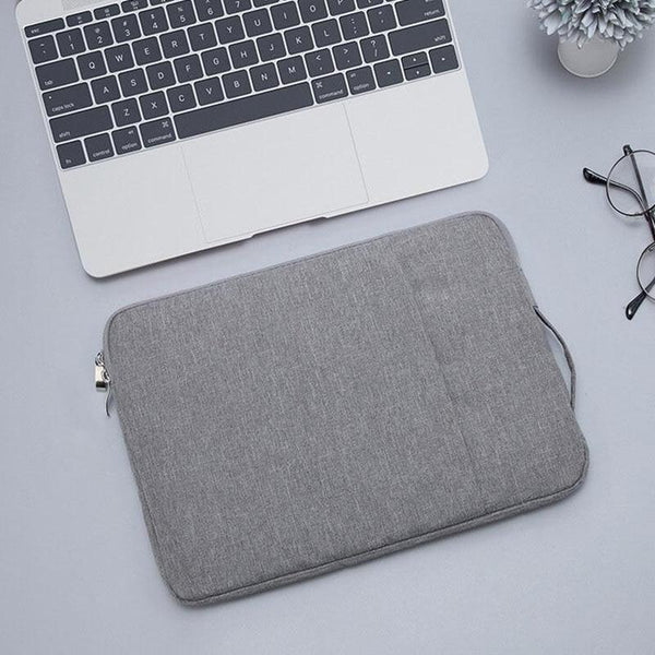 Universal Denim Laptop Case For 11.6 Notebooks Portable And Stylish Fits Macbook Air 32.2X21.8X2cm Black Laptop Cases & Bags