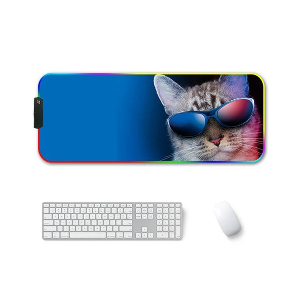 Rgb Non Slip Mouse Pad With Thermal Transfer Snow Peak Mouse Pads & Wrist Rests