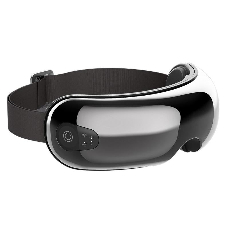 Smart Eye Massager With Hot Compress Air Pressure & Vibration Black Massagers