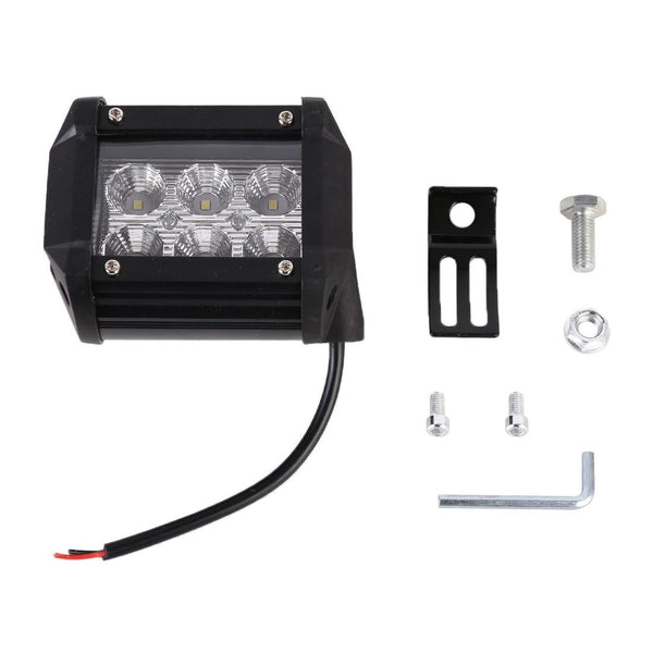 18W 6 Led White Light Floodlight Engineering Lamp / Waterproof Ip67 Suvs Dc 10 30V Black Led Car Lights