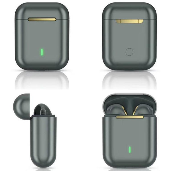 Wireless T & G J18 Bluetooth Earphones With Charging Box Black Earbuds