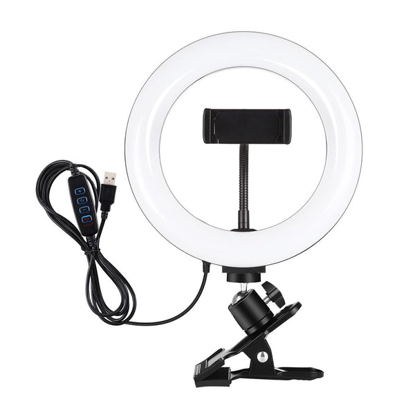 7.9 Ring Selfie Light With Dual Colour Led For Vlogging & Photography Selfie Lights