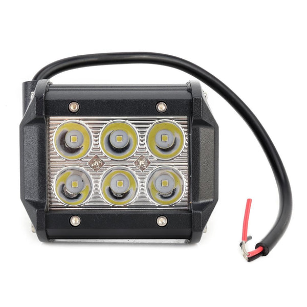 18W Cree 6 Led White Light Condenser Engineering Lamp / Waterproof Ip67 Suvs Dc 10 30V Black Led Car Lights