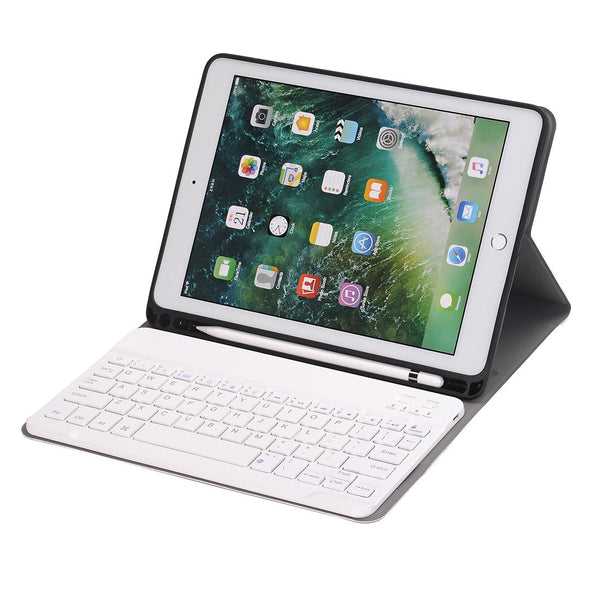 Parallel Deals Ultra Thin Detachable Bluetooth Keyboard Tablet Case For Ipad 10.2 2019 With Stand & Pen Slot Black Laptop Cases & Bags