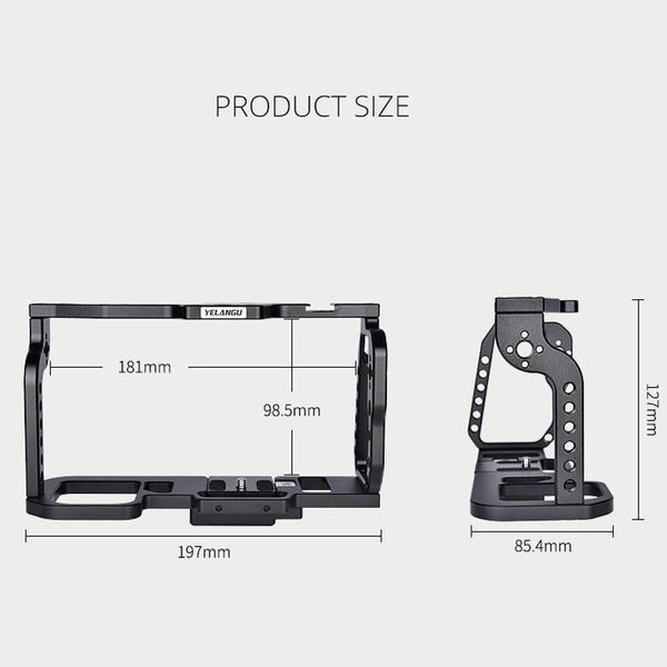 Video Camera Cage Stabilizer For Dji Bmpcc 4K Black C9 Audio And Use Stabilizers