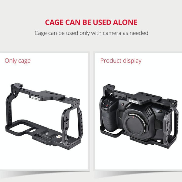 Video Camera Cage Stabilizer For Dji Bmpcc 4K Black C9 Audio And Use Stabilizers