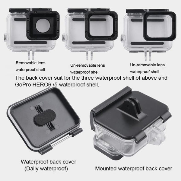 Waterproof Clamp Mount Adapter Kit For Gopro Hero6 And 5 With Back Cover Other Camera & Photo Accs