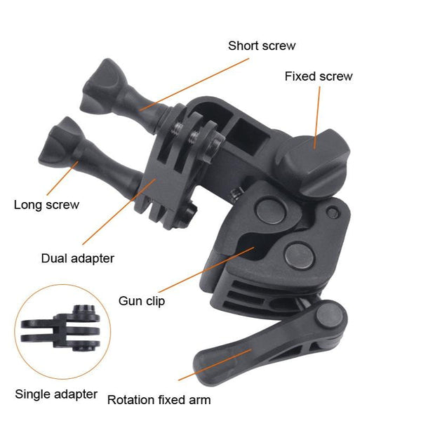 Waterproof Clamp Mount Adapter Kit For Gopro Hero6 And 5 With Back Cover Other Camera & Photo Accs