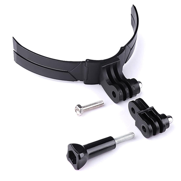 Foldable Action Camera Helmet Mount Kit With J Hook And Phone Clamp Helmet Parts & Accessories