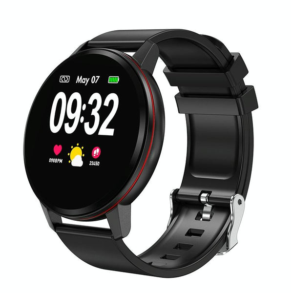 Waterproof Smart Bracelet With Colour Screen Call Heart Bp Sleep Oxygen Monitoring Black Activity Trackers