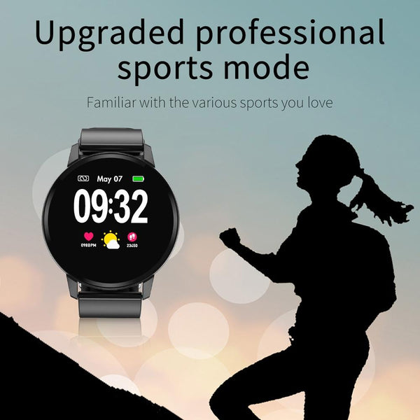 Waterproof Smart Bracelet With Colour Screen Call Heart Bp Sleep Oxygen Monitoring Black Activity Trackers