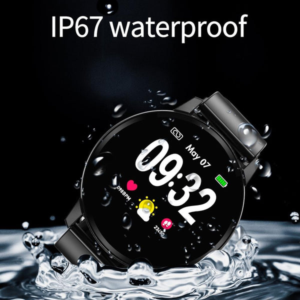 Waterproof Smart Bracelet With Colour Screen Call Heart Bp Sleep Oxygen Monitoring Black Activity Trackers