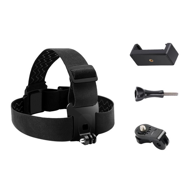 Head Strap With Phone Clamp For Gopro And Action Cameras Straps & Hand Grips