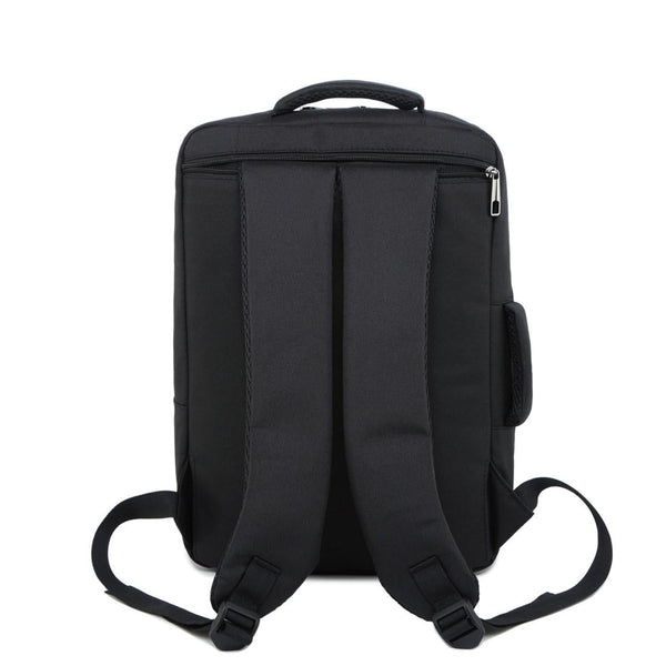 Large Capacity Breathable Casual Notebook Tablet Backpack Black Laptop Cases & Bags