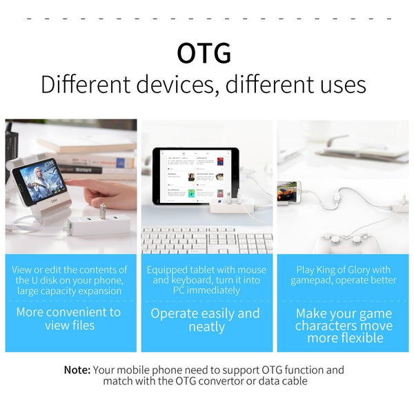 4 Port Usb 3.0 Desktop Hub With Micro Cable Usb Cables Hubs & Adapters
