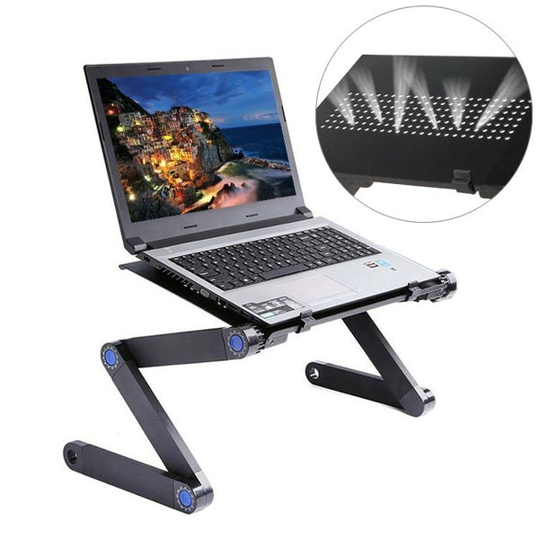 Foldable Laptop Stand Aluminium Alloy 360 Degree Rotation Stands Holders & Car Mounts