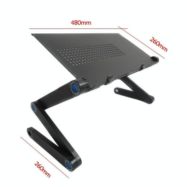 Foldable Laptop Stand Aluminium Alloy 360 Degree Rotation Stands Holders & Car Mounts
