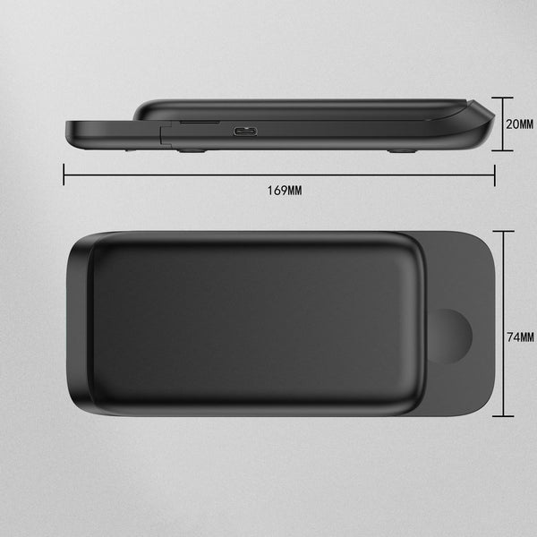 3 In 1 Foldable Wireless Charger For Iphone Apple Watch Airpods Chargers & Cradles