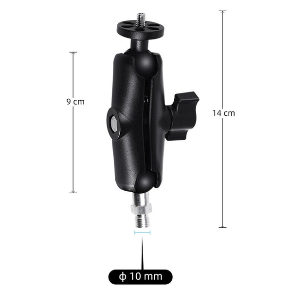 Universal Motorcycle Mount For Action Cameras With Tripod Adapter And Screw 9 Centimetre Bike Camera Holders Mounts